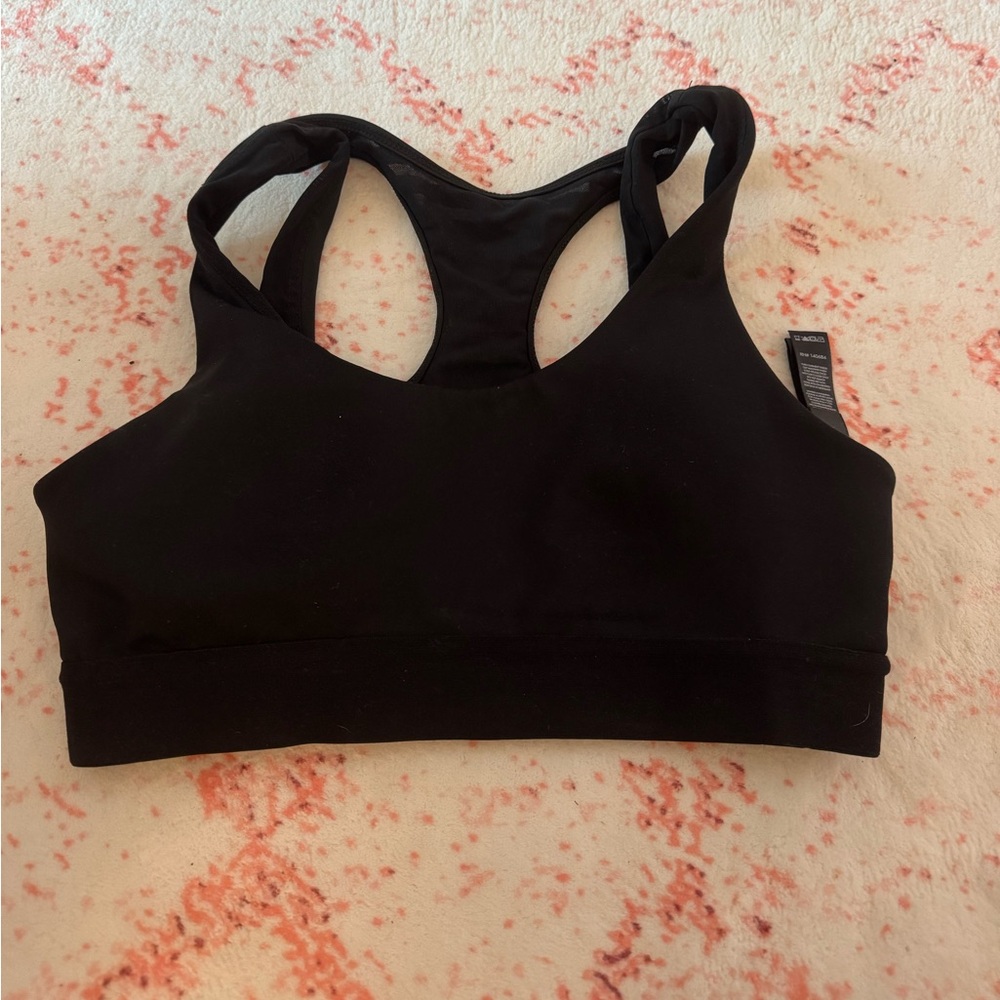 Koral Black Racerback Sports Bra